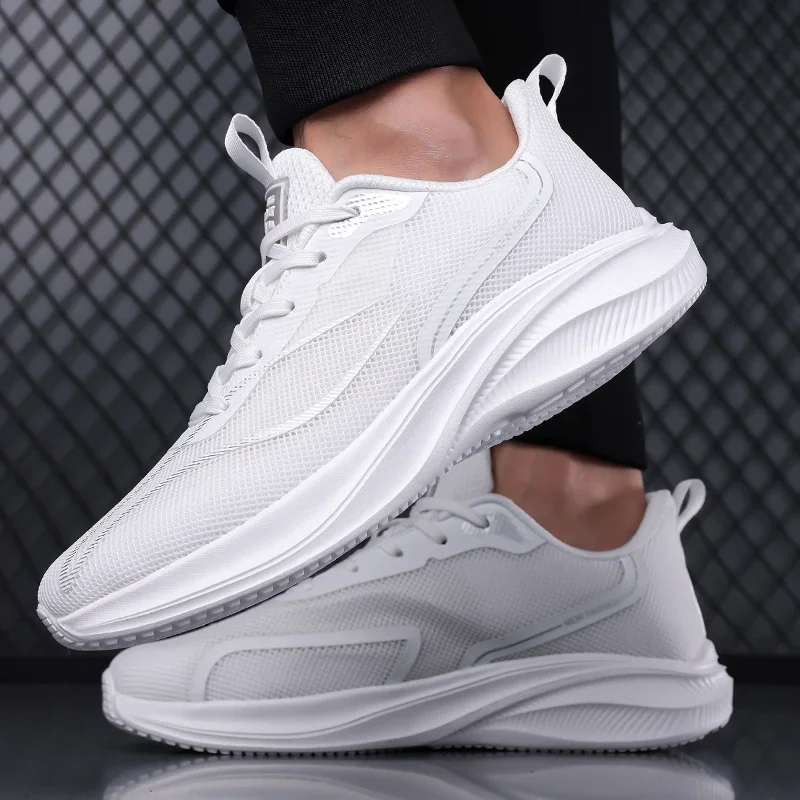

Fashion Men's Sports Shoes Lightweight Non Slip Mesh Breathable Sneakers Men Comfortable Running Shoes for Men Tenis Para Hombre