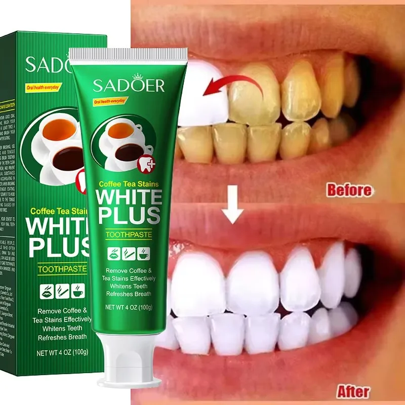 

Fast Remove Coffee Tea Stains Whitening Toothpaste Teeth Whitening Clean Mouth Remove Plaque Freshen Breath Dental Tools