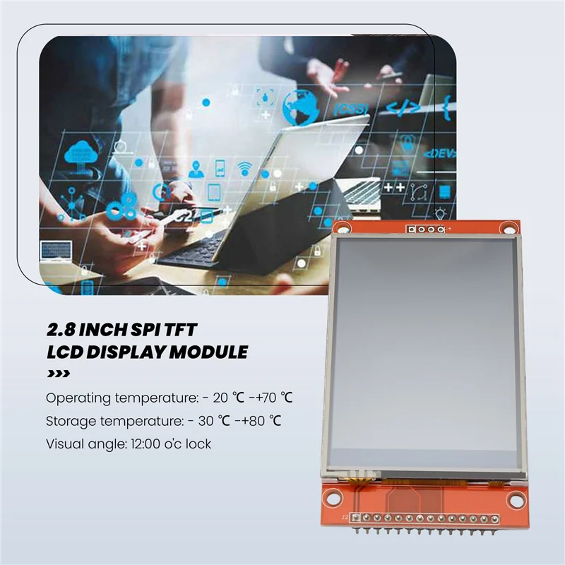 ABKI-240X320 SPI 2.8 Inch TFT Display SPI Serial Port 51 Drive ILI9341V LCD Serial Port Module STM32 Drive Display