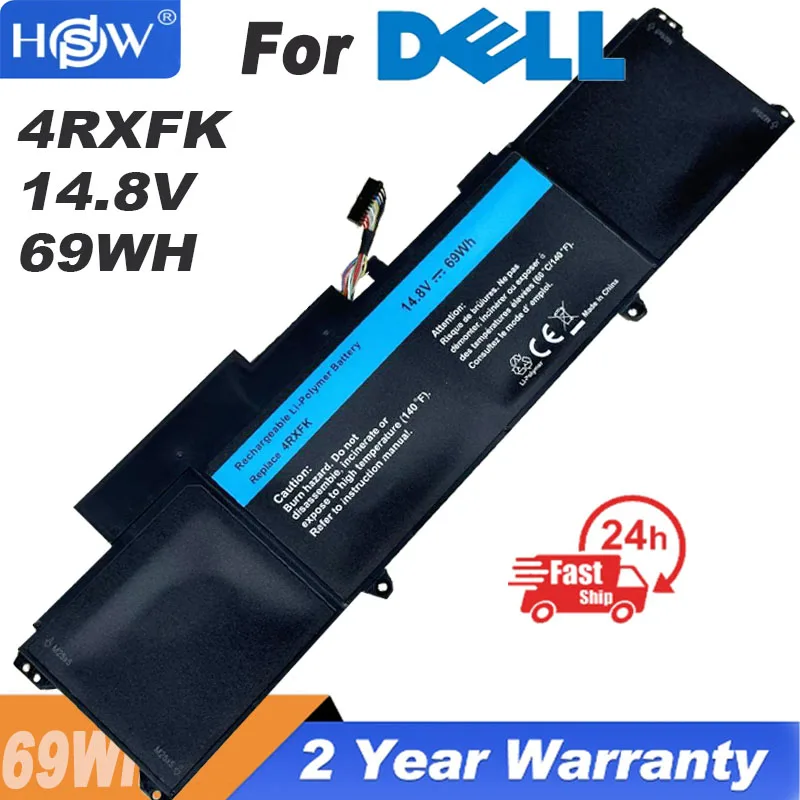 

New 4RXFK Battery For XPS 14 XPS L421 L142x 14-L421x XPS 14 L421X C1JKH FFK56