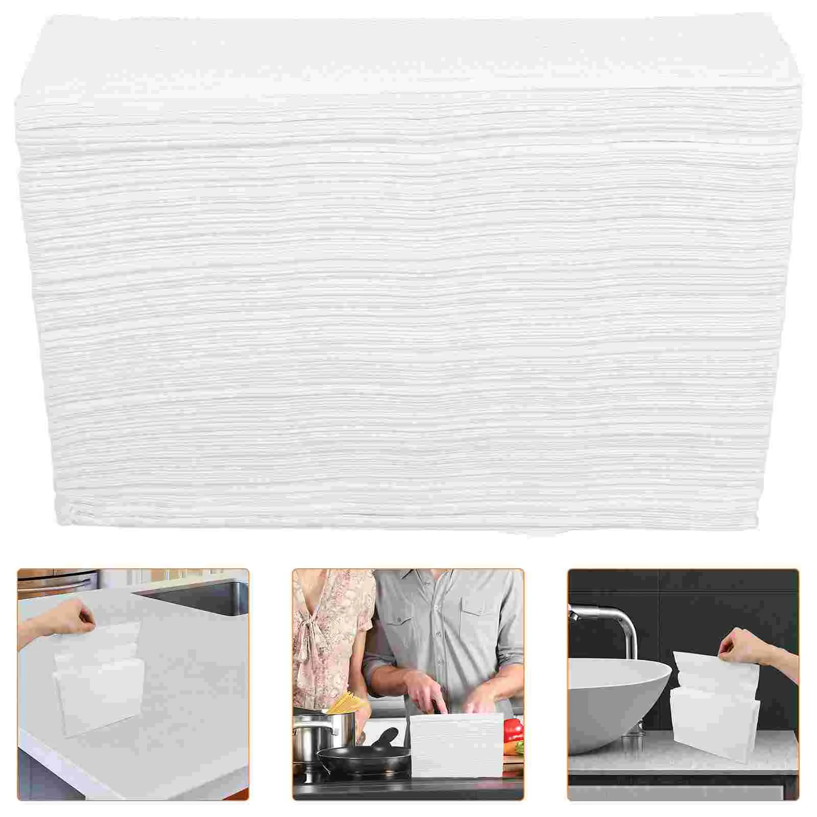 200pcs Bathroom Napkins Hand Towel Napkins Kitchen Paper Hand Towels Guest Napkins paper towels for dispenser