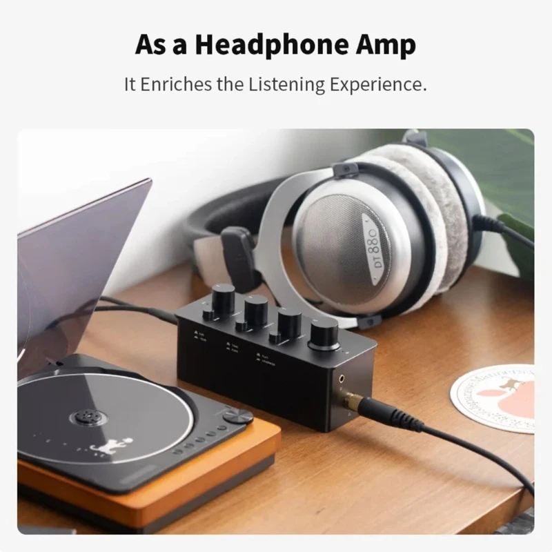 Headphone Amplifier Headphone Preamplifier Customizable Sound for Audiophiles