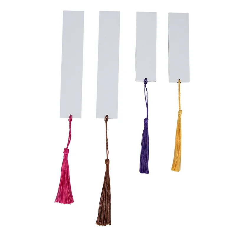 TA-30Pcs Sublimation Blank Bookmarks, Sublimation Blank Products DIY Bookmark Craft Projects Sublimation Double Sublimation