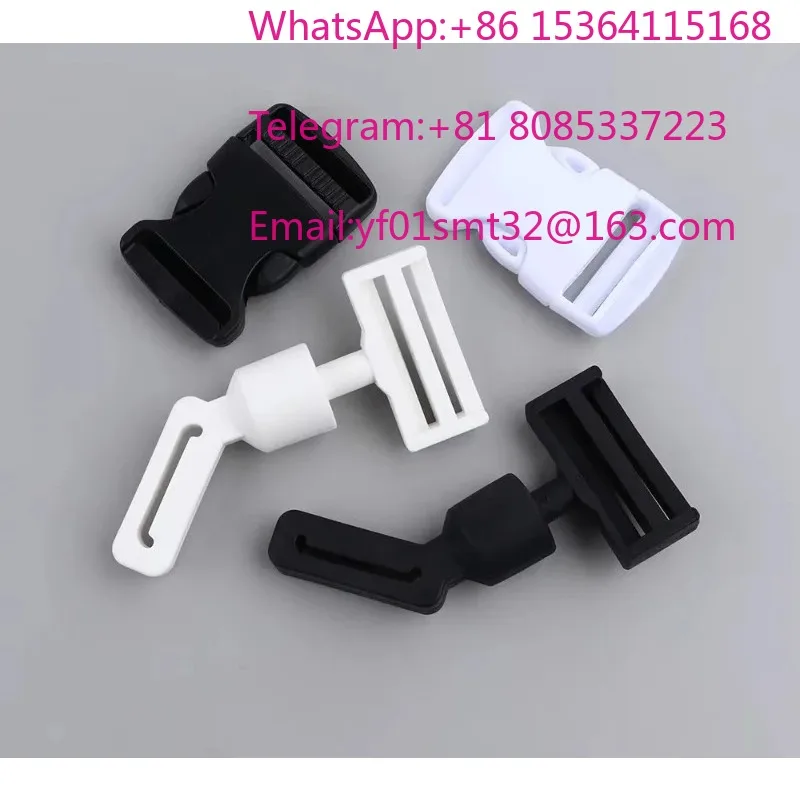 Soccer belt buckle clip lock adjustable release air buckle, suitable for football belt flag ribbon(10pcs)