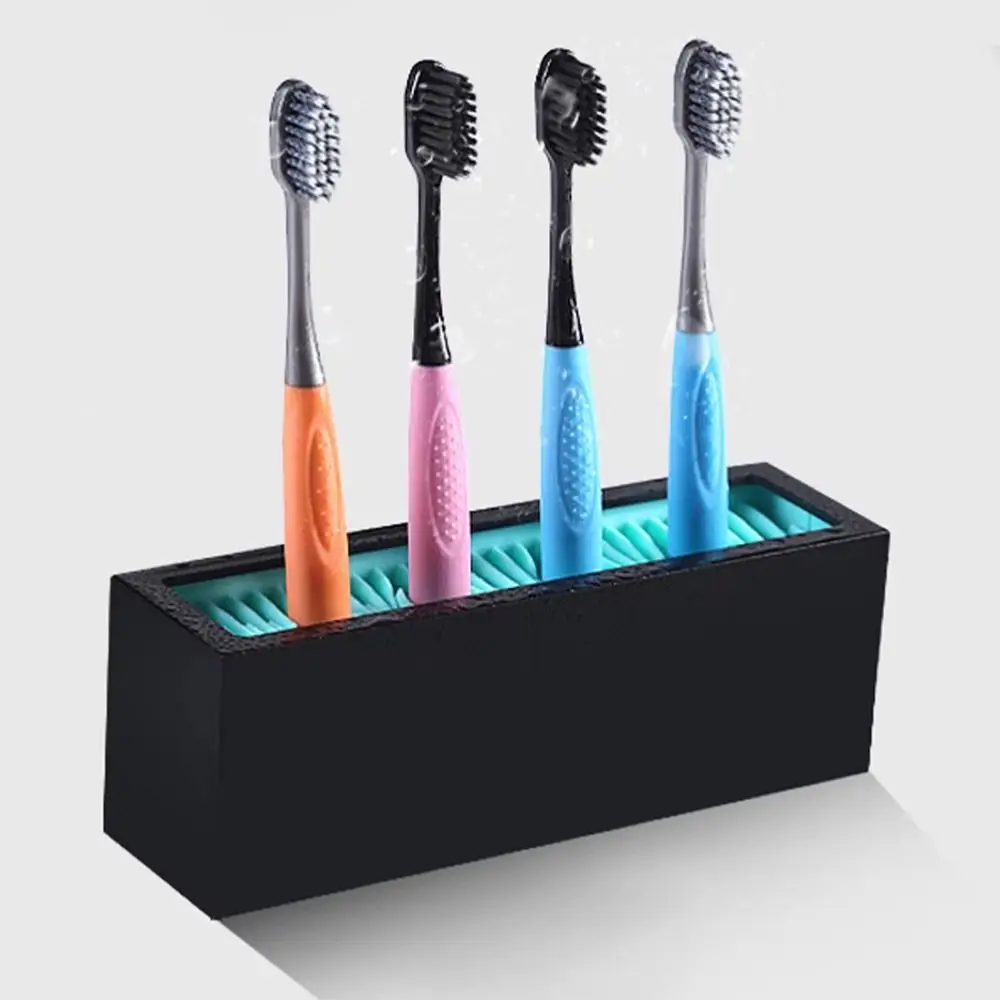 

Креативная подставка для кистей для макияжа, прочная и компактная, для сушки косметических кистей, большая вместимость, портативная подставка для сушки зубных щеток