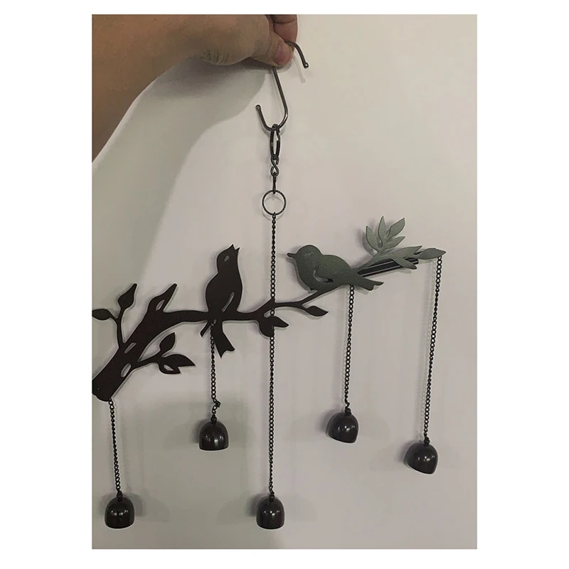 Bereavement Gift Memorial Wind Chime Birds Bells Wind Chime For Nature Gift Garden Decor Yard Art Patio Decor Metal Art