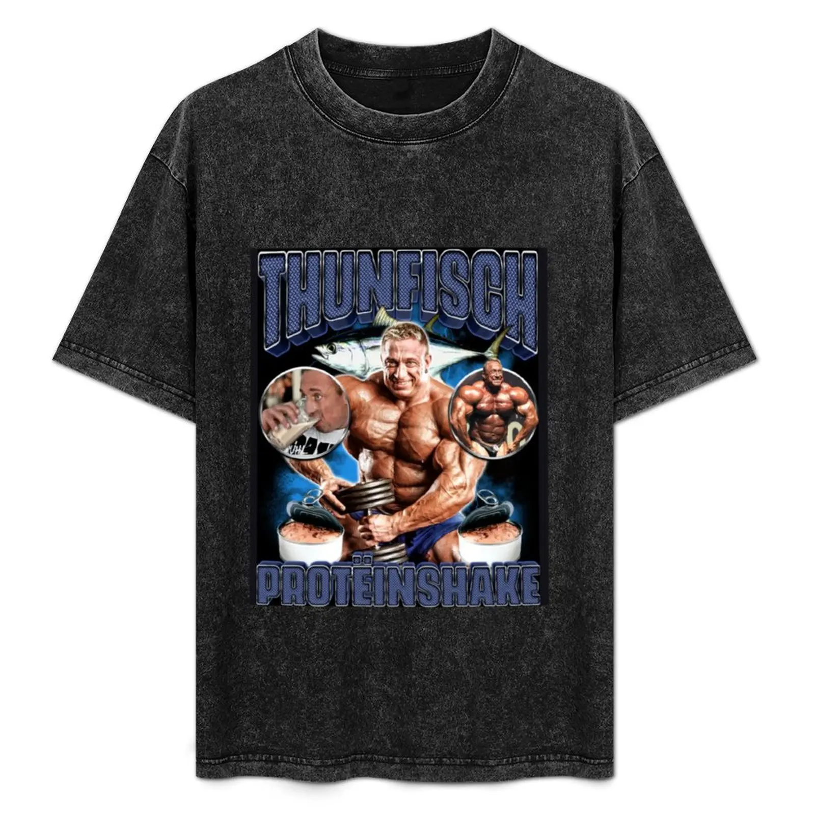 Camiseta Markus Ruhl Thunfisch Proteinshake, camiseta informal de estilo laboral