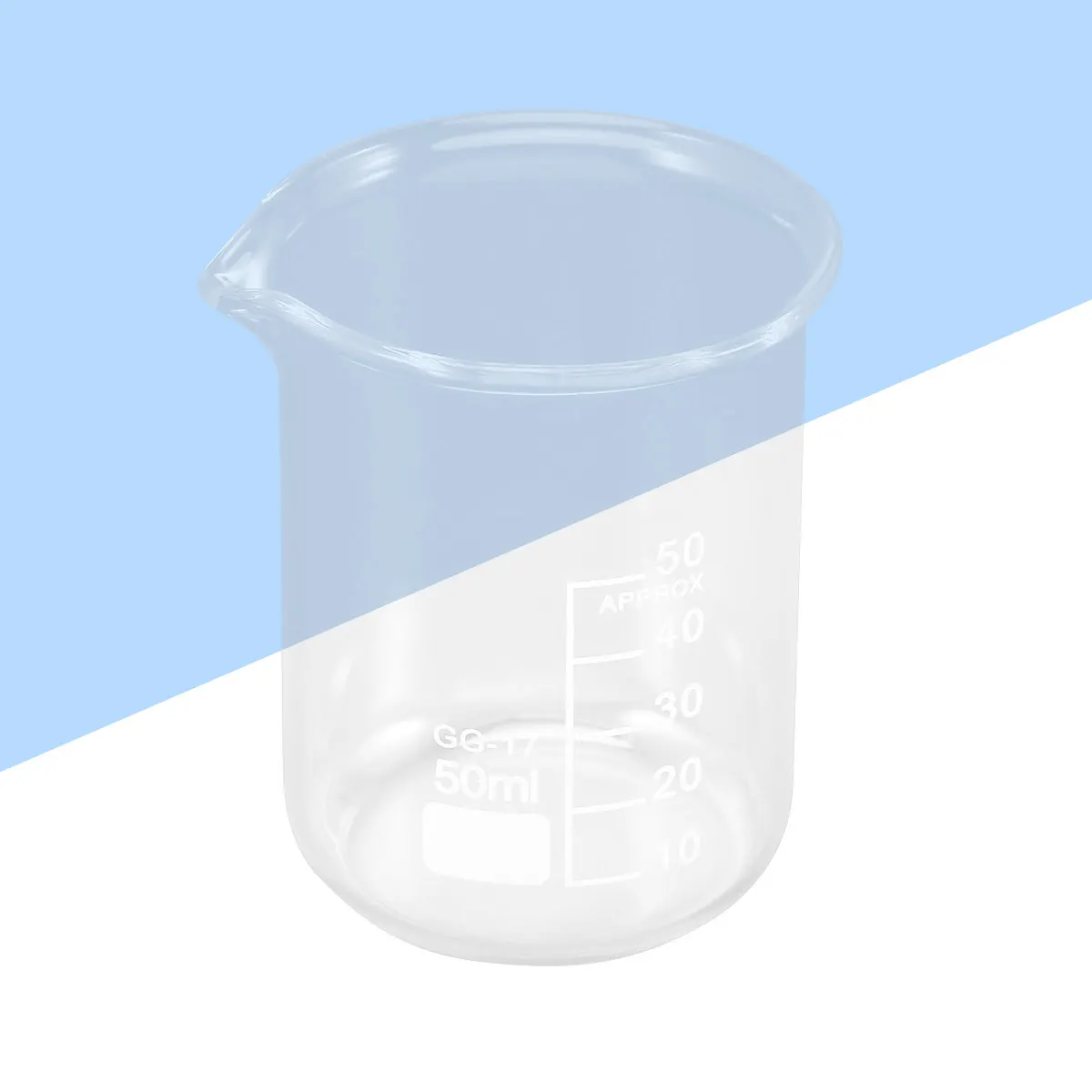 100Ml Glass Measuring Beaker Graduated Markings Wide Mouth for Laboratory Household Baking Dessert Making Heat Resistant Glass