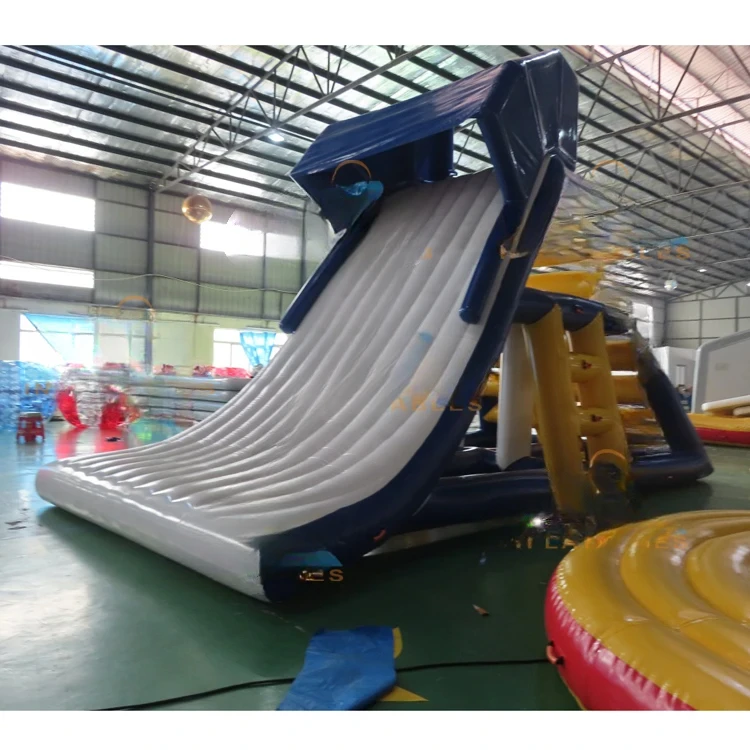 

Water Games Inflatable Water Park Equipment for Kids and Adults,0.9mm PVC Tarpaulin Inflatable Water Climbing Slide