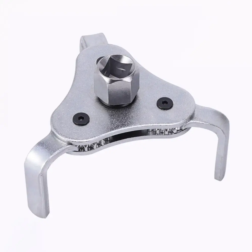 Universal Oil Filter Wrench 3 Jaws Adjustable Three-claw Oil Grid Wrench Durable Two-way Disassembly and Assembly Filter Tool