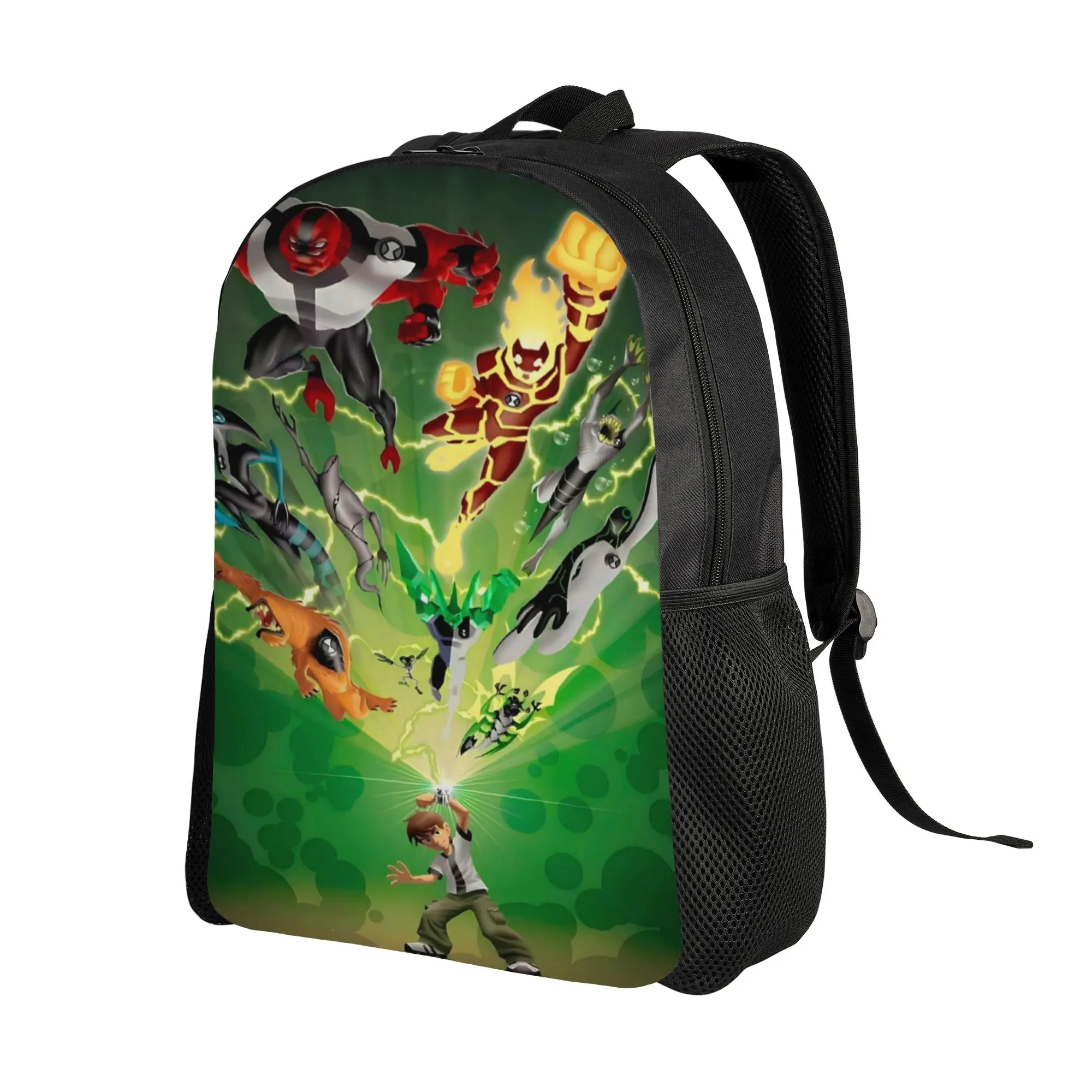 Back to school season Ben10 Classic Alien Heroes Group Rucksack Ben 10 Couple Snack Storage Backpack