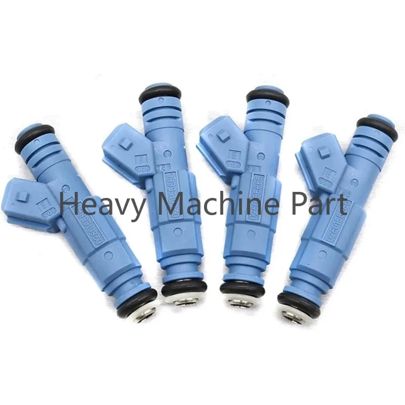 

4Pcs 0280155885 F01R00M082 Fuel Injector For Land Rover Freelander MG ZT ROVER 75 Tourer 1.8 16V BMW E28 E30 E34 L4 L6 V12 M10