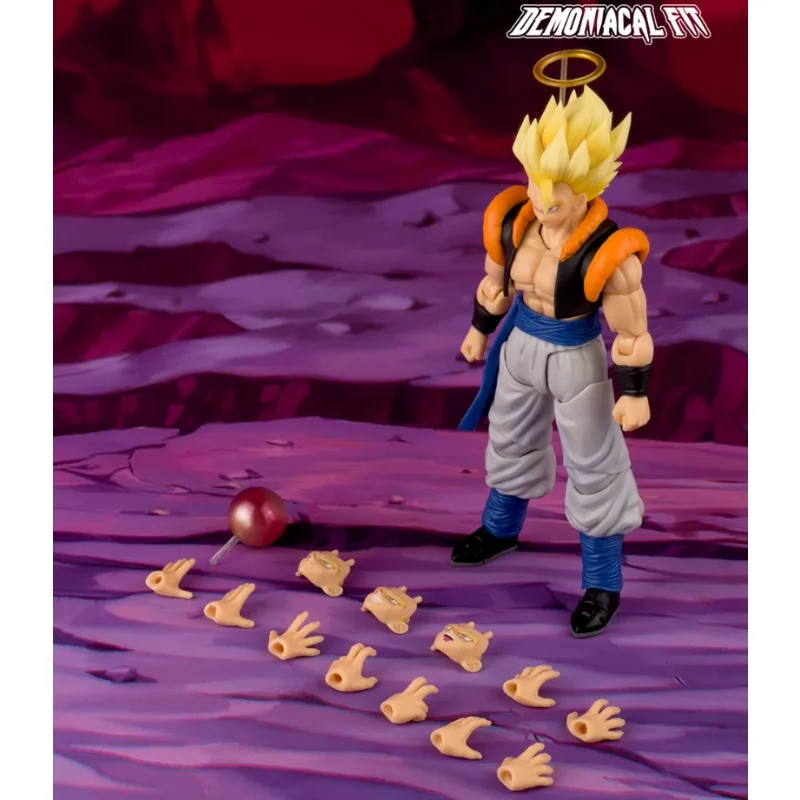 มีสินค้าในสต็อก จัดส่งภายใน 24 ชั่วโมง ฟิกเกอร์โกจิต้า ดีไซน์ Demoniacal Fit จากดราก้อนบอล Z ซูเปอร์ไซย่า บลู ฮีโร่ วอลทซ์ โกจิต้า ท่าเต้น The Supreme Dance อนิเมะ