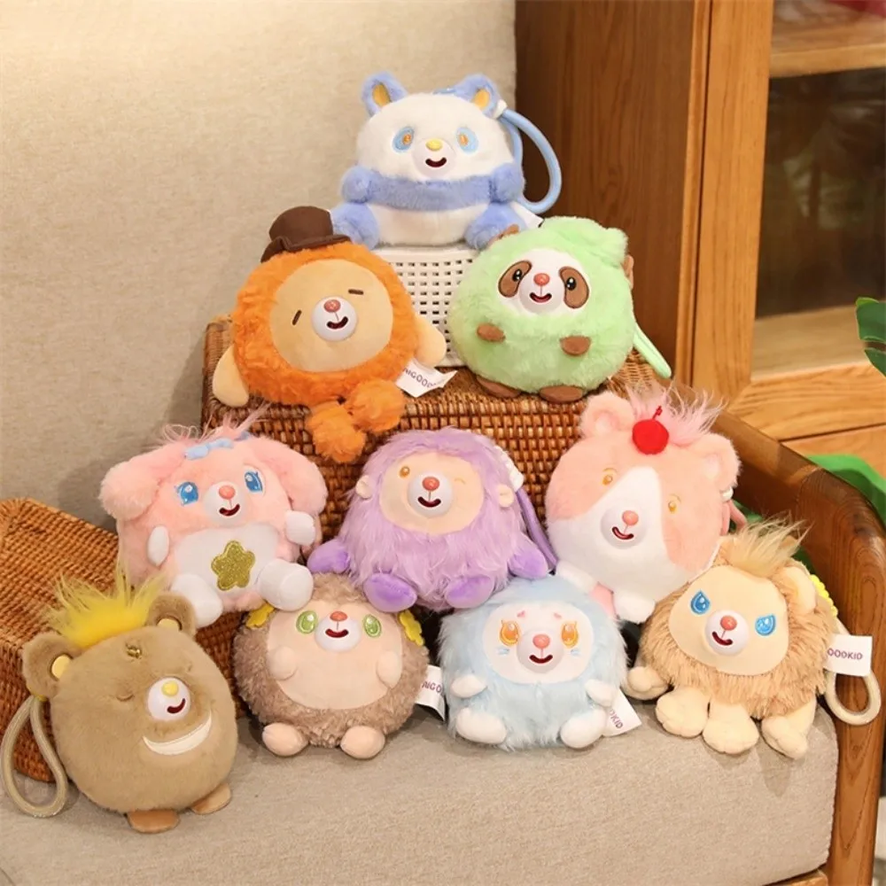 

Stick Out Tongue Animal Plush Pendant with Sound Stuffed Plush Doll Pendant Soft Animal Plush Doll Keychain Bag Pendant