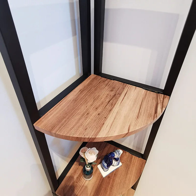 Folding corner rack Floor rack Floor rack Flower  Bedroom corner Room corner No punching tripod