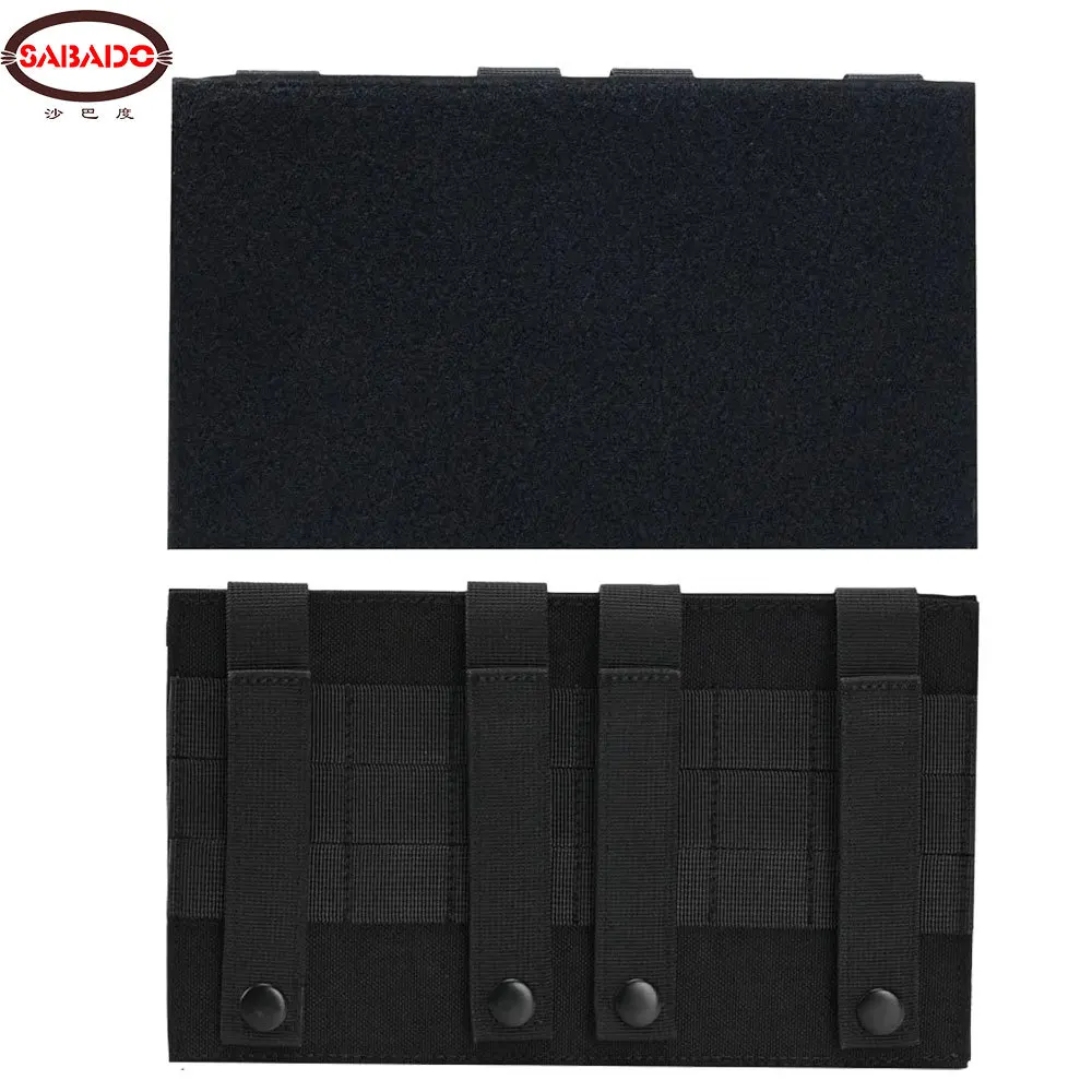 Tactical Molle Patch Panel Mounting Placard Badge Pad Morale Patches Hook and Loop Display Board MOLLE System for Hunting