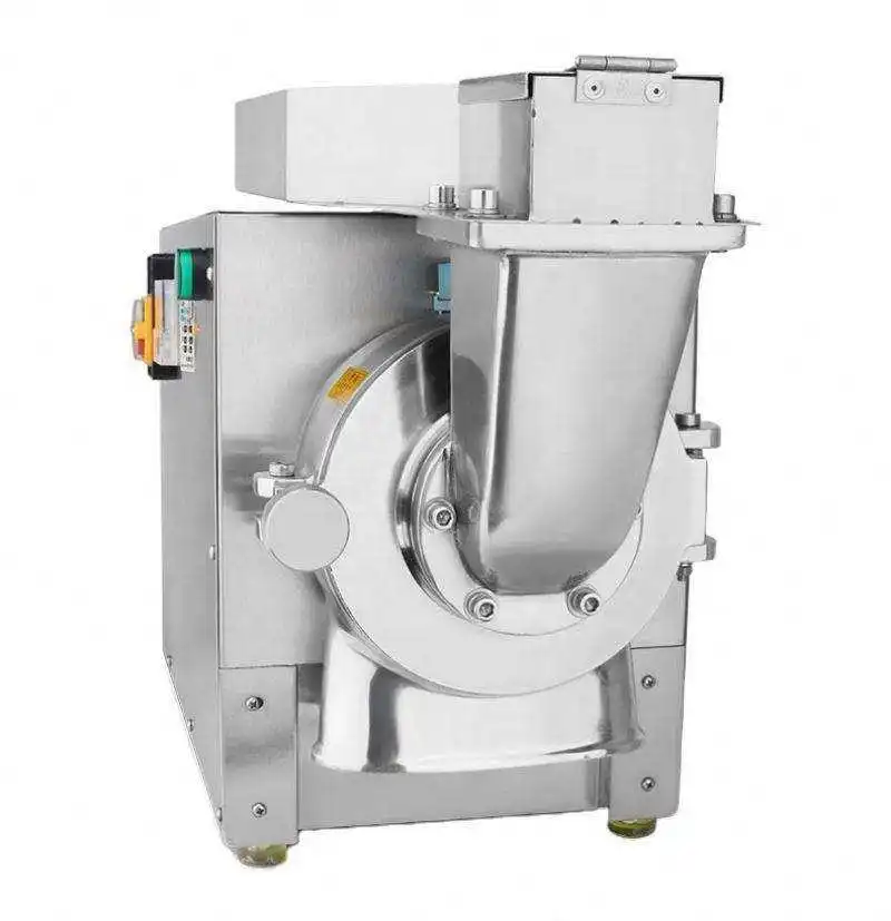Professional Electric Stainless Steel Automatic Spice Crusher Grinder Machine with Motor for Chemical Processing 30kg/h