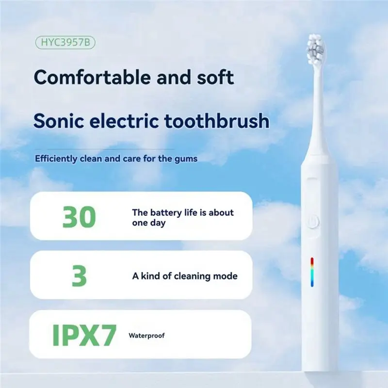 A56T-Electric Flosser 50 Replacement Heads Power Flosser And Electric Toothbrush For Home And Travel Rushing And Flossing White