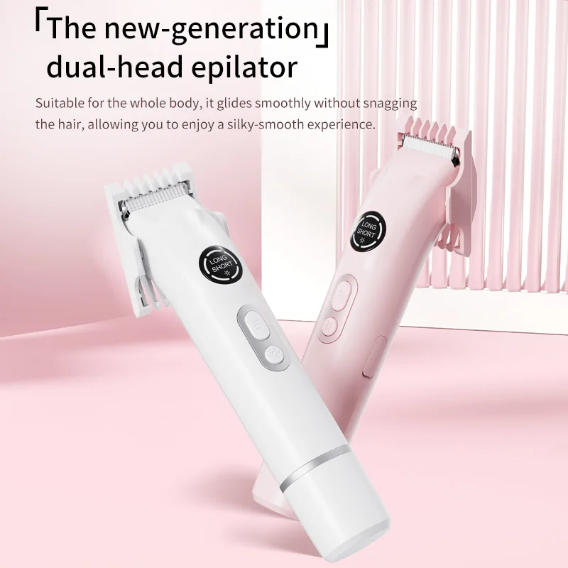 

Women's Waterproof Electric Bikini Trimmer 4-in-1 Rechargeable Razor Compact Travel Body Hair Shaver IP7