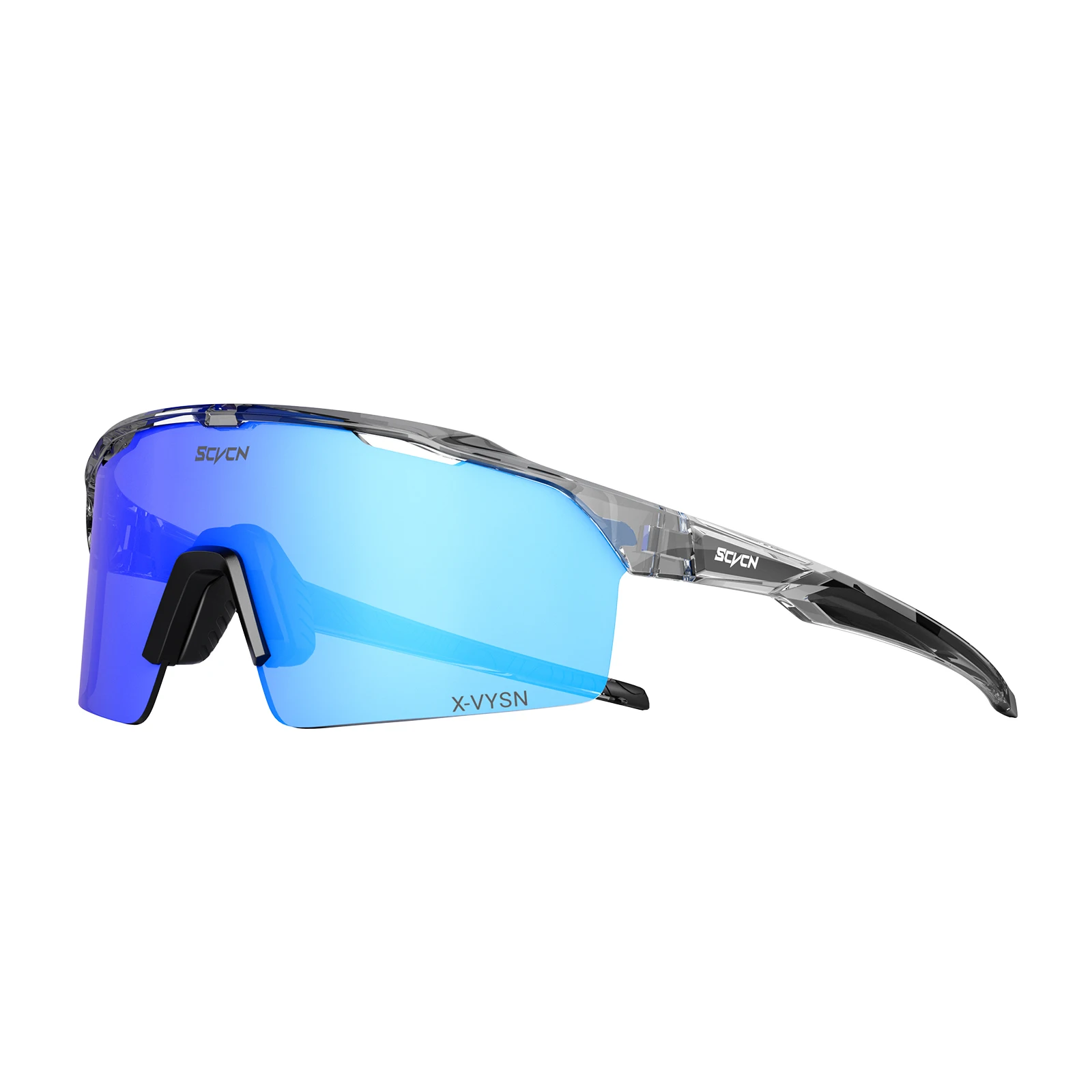 SCVCN Modezonnebrillen voor heren Fotochromatische fietsbrillen Blauwe fietsbril Mountainbikebril Sportbril UV400