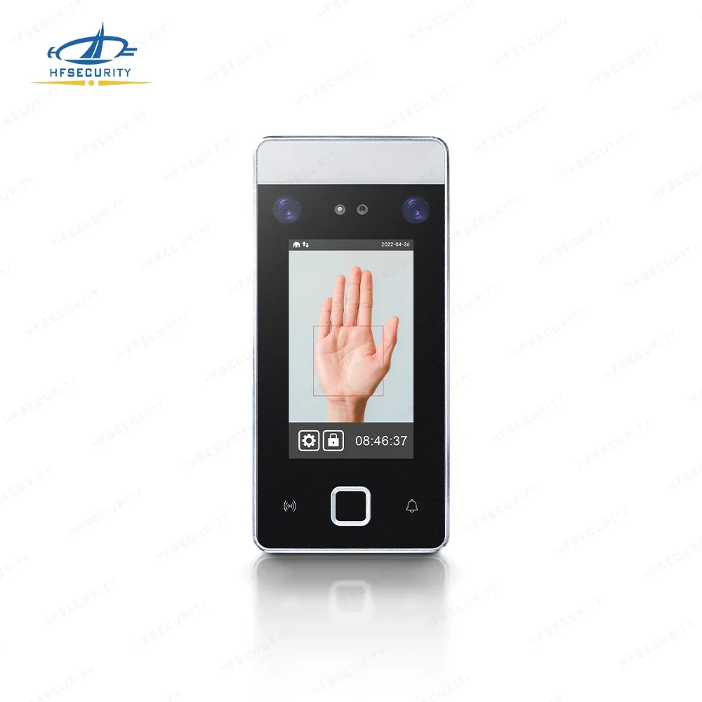 HFSecurity FR05M Lin Face Recognition Door Opener Clocking In Attendance Palm Fingerprint Access Control with CE