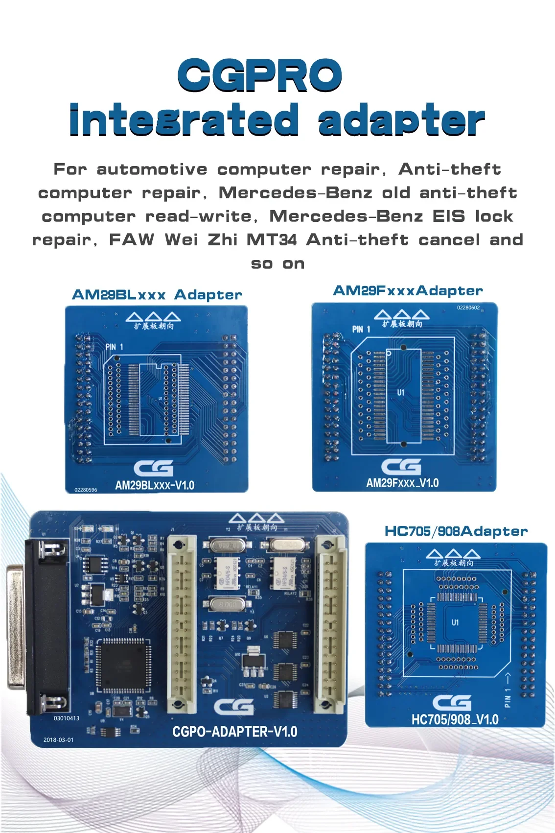Picture 4: CGPRO 9S12 Smart Auto Diagnostic Engine Analyzer 35160WT Car Key Code Reader for Key Programmer