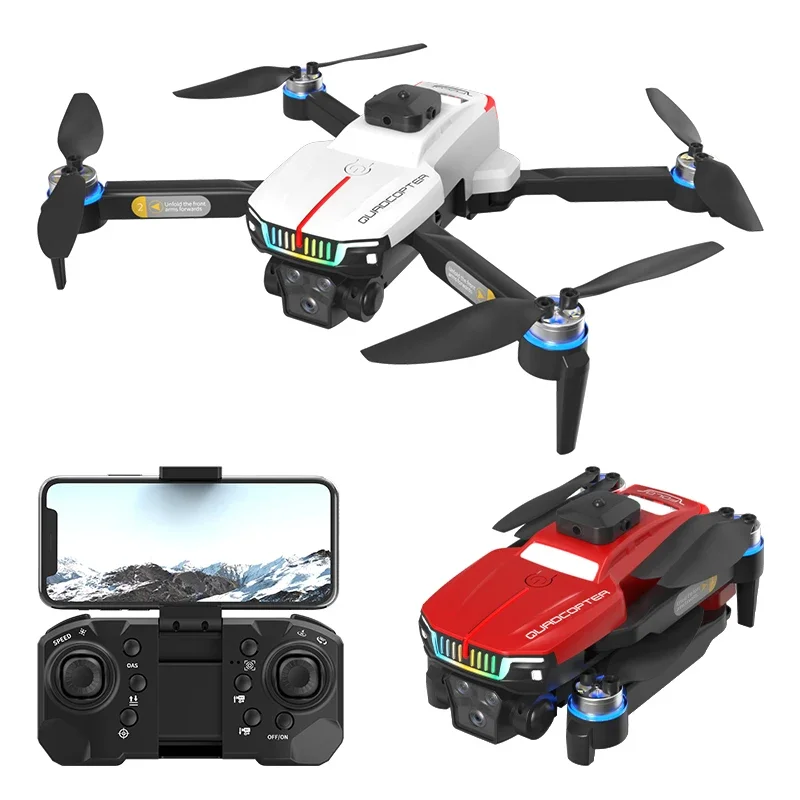 6 Drone 6k Professional Brushless Motor 5G Quadcopter with Camera Dual HD FPV Foldable Drone WiFi Remote Control Helicopter Gift