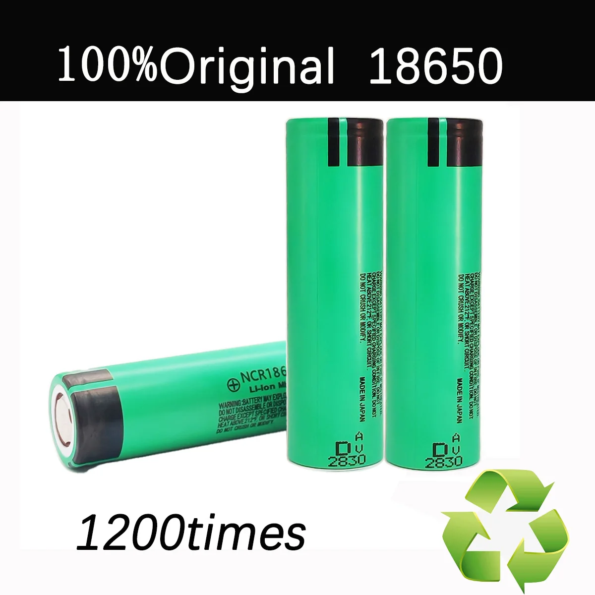 18650 Rechargeable Battery 3000MAH  Free Global Shipping, Long-Lasting Power for LED Lights, Power Banks, Electronic Devices