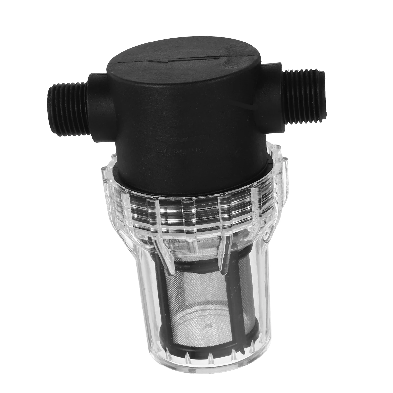 

Efficient Pipe Hose Inline For Garden Irrigation Car Wash Outdoor Durable Plastic Screen Mesh Filtration Easy Install No Tools