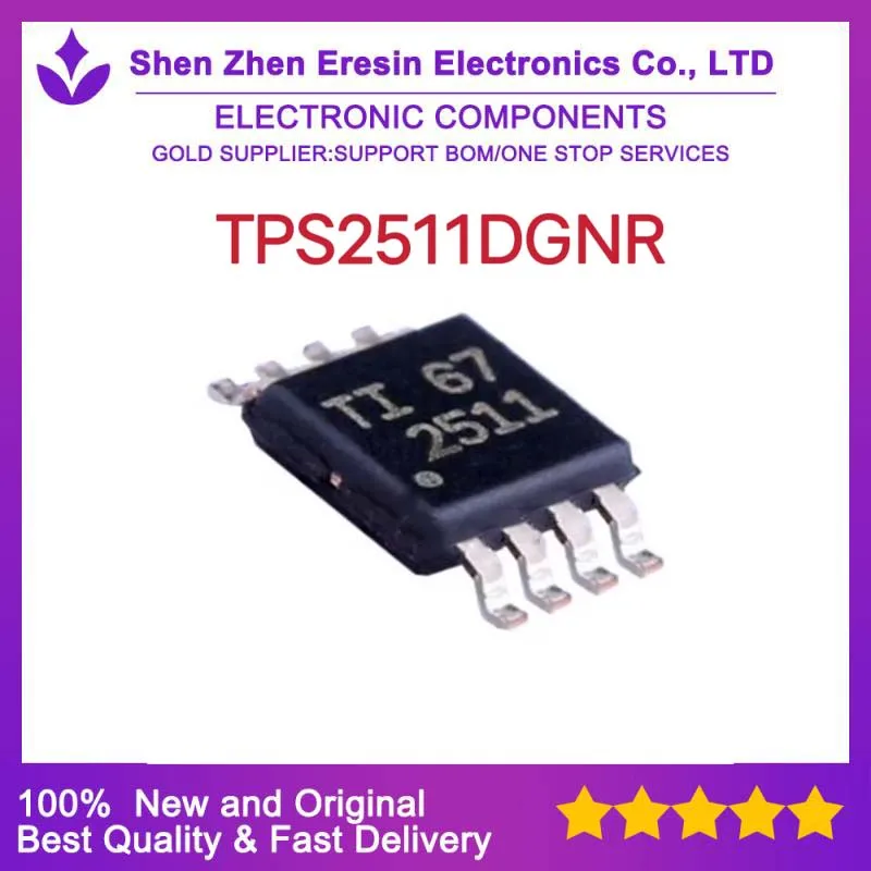 Free shipping    5PCS/LOT TPS2511DGNR   MSOP8  New and original