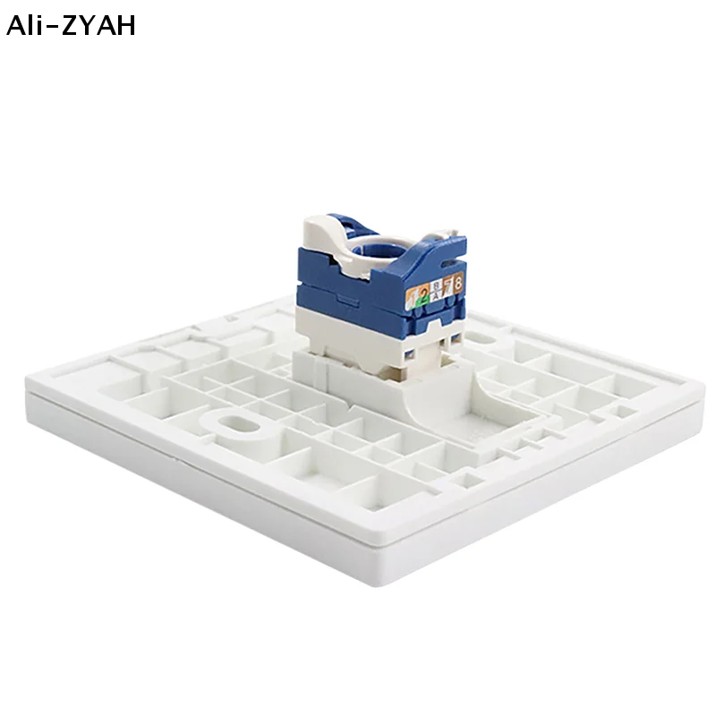 1Pc Plastic CAT6 RJ45 Whirling Wire Toolless LAN Insert Keystone Ethernet Module Jack Gigabit UTP Tool-free Ineternet Socket