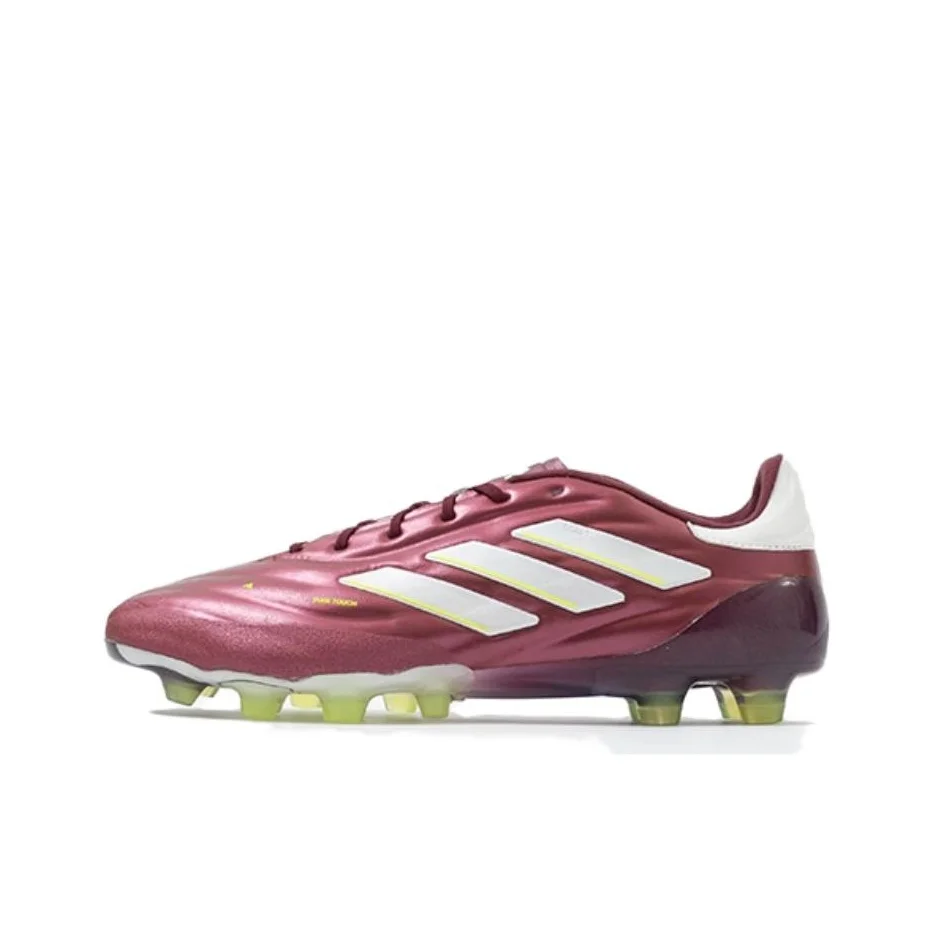 Adidas COPA PURE 2 Soccer Shoes Men's Low Top Shadow Red/Footwear White/Team Solar Yellow ID8716