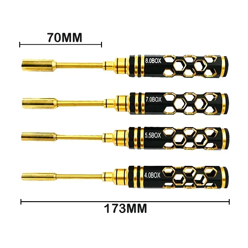 

RC Remote Control Model Car Repair Tool Metal Sleeve with Hollow Handle 4.0/5.5/7.0/8.0