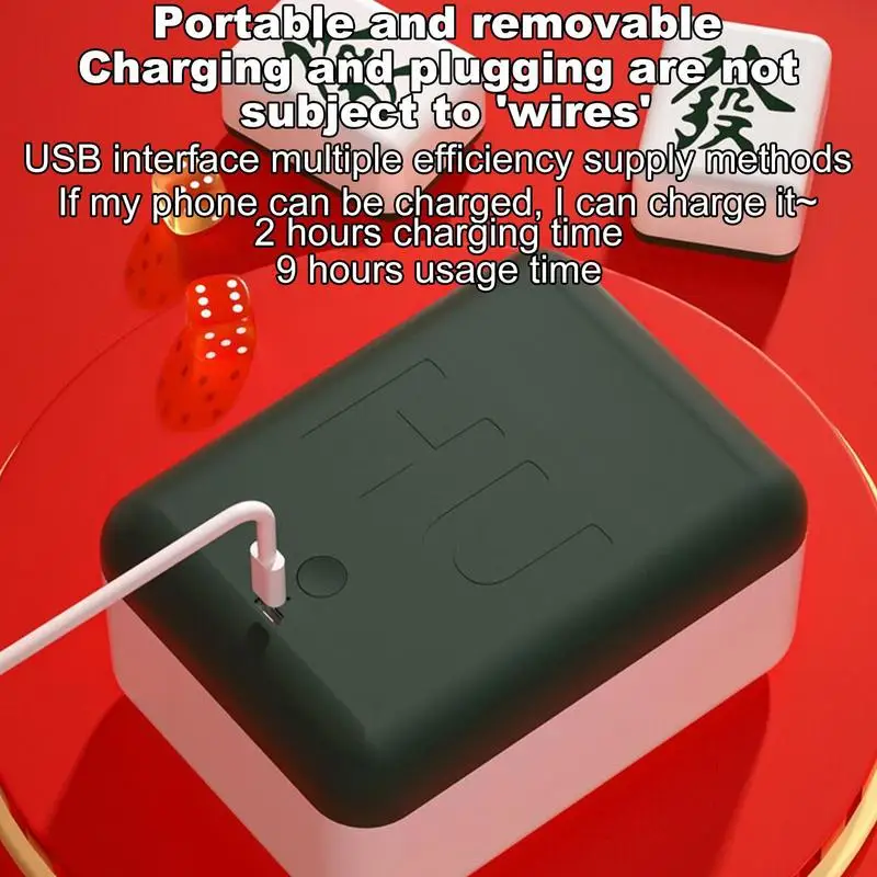 Mahjong luz de mesa usb recarregável cabeceira noite lâmpada led noite brilhante crianças brinquedo amamentação berçário nightlight para