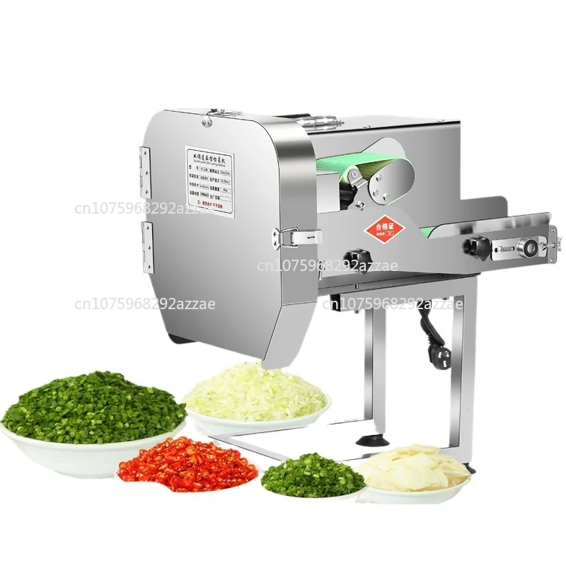 Multifunctional Vegetable Cutter, Automatic Chives and Scallions Sauerkraut Shredded Pepper Ring Slicing and Slicing Machine