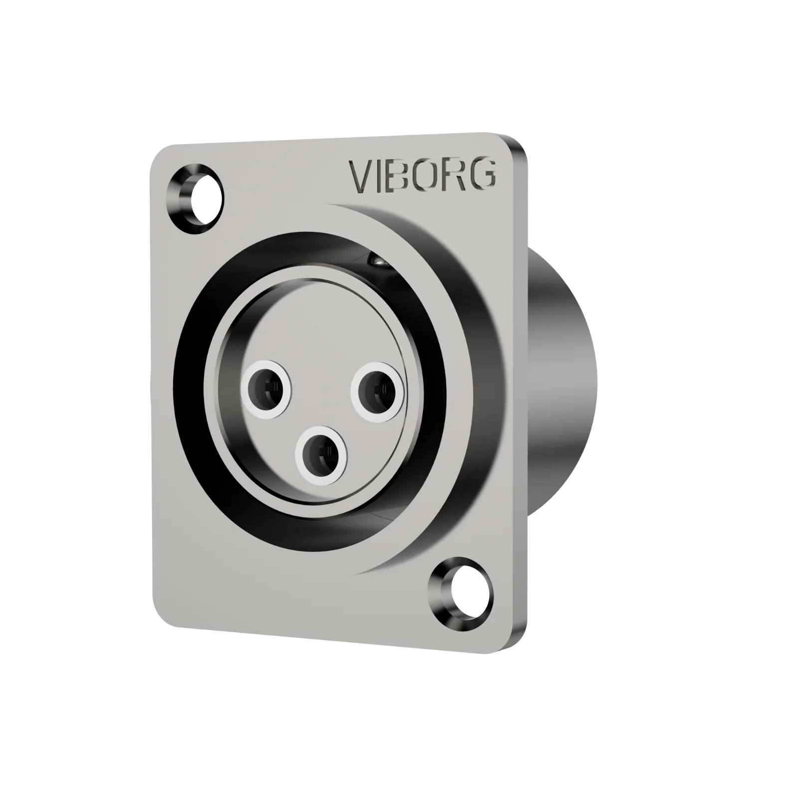 

Viborg CF203R CM203R Pure Copper Rhodium Plated XLR 3pin Male Female Panel power mount Socket XLR Plug Connector Socket Jack