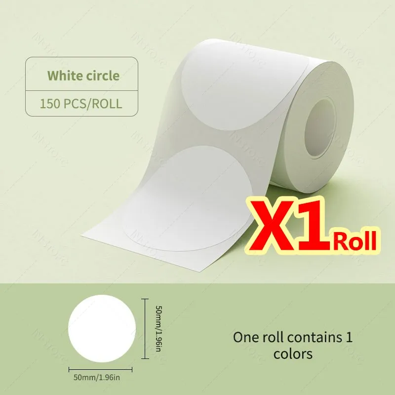NiiMBOT B21 B1 B3S Ronde Label Afdrukken Sticker zelfklevende Thermische Waterdichte Digitale Nummer Cake Afdichting Sticker Papier - afbeelding 1