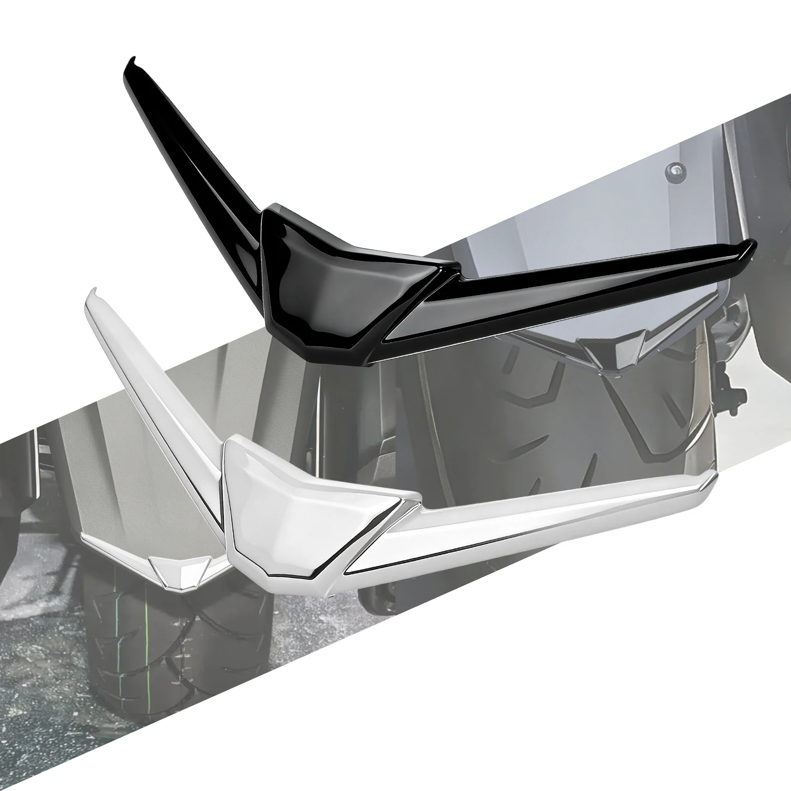 Motorcycle Rear Mudguard Trim Case Black/Chrome Fender Tip Trim Cover Fits For Honda Goldwing Gold Wing GL1800 2018-2023