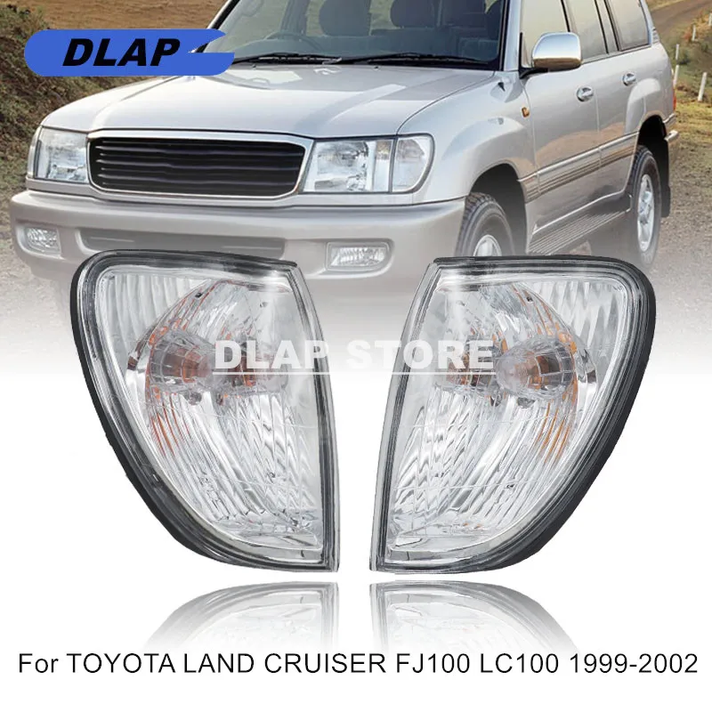 Car Lights For TOYOTA LAND CRUISER FJ100 1998 1999-2002 LC100 Front Turn Signal Light Corner Lamp 81521-60360 81511-60490