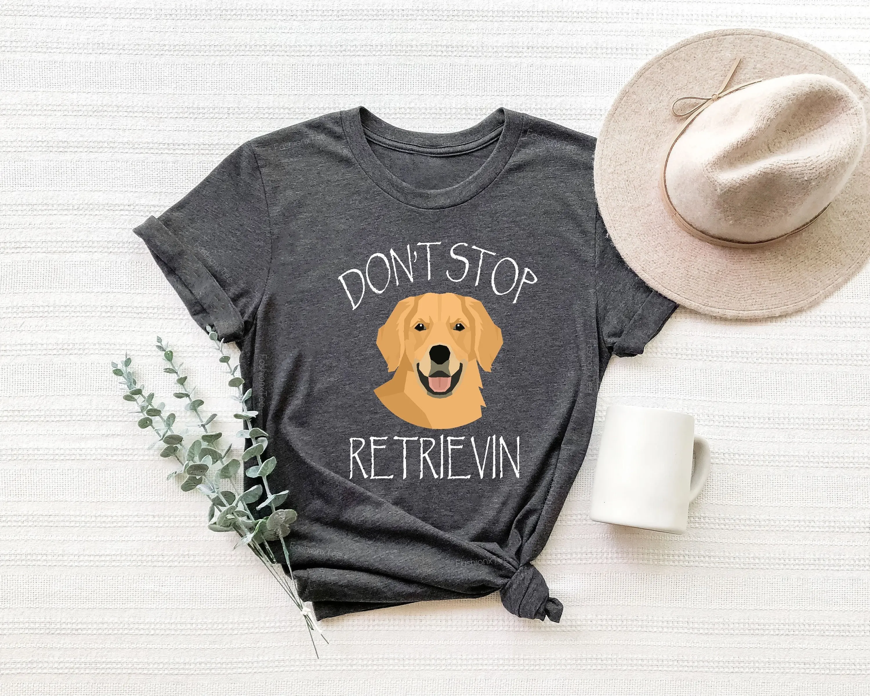 Don'T Stop Retrievin' T Shirt Dog Mom Retriever Golden Lover