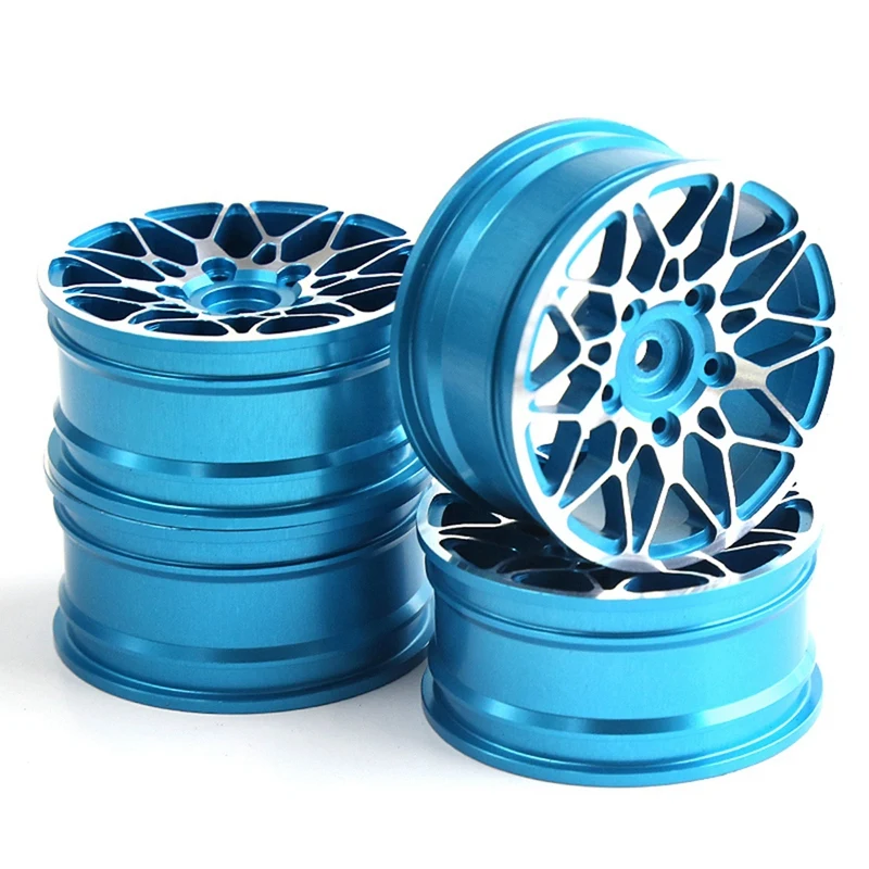 

4Pcs 1/10 On-Road Drift Car 52MM Metal Wheel Hub RC Cars Wheel Rim For HSP Tamiya HPI Kyosho Sakura Traxxas Redcat