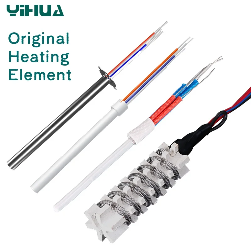 YIHUA 45 واط/60 واط التدفئة الأساسية ل 936/937/898/878/939D/850/852d +/8858i/929D مسدس هواء ساخن محطة إعادة العمل استبدال الحديد