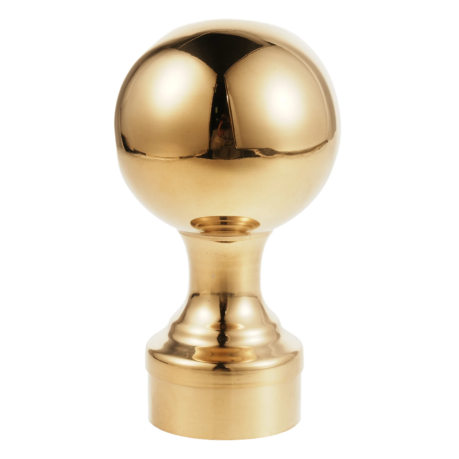 Ornamental Flag Pole Topper - Metal Weatherproof Ball Finial - Enhances Visibility and Elegance of Outdoor Flagpoles in Parks