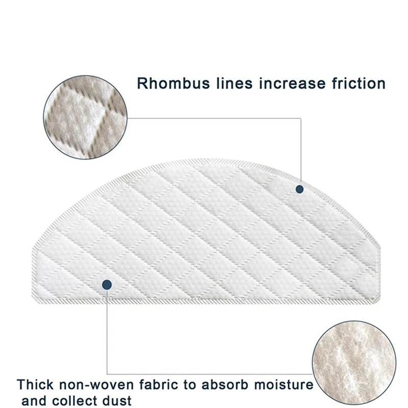 50 pz aspirapolvere usa e getta Mop pad panni accessori per Ecovacs Deebot Ozmo T8 T9