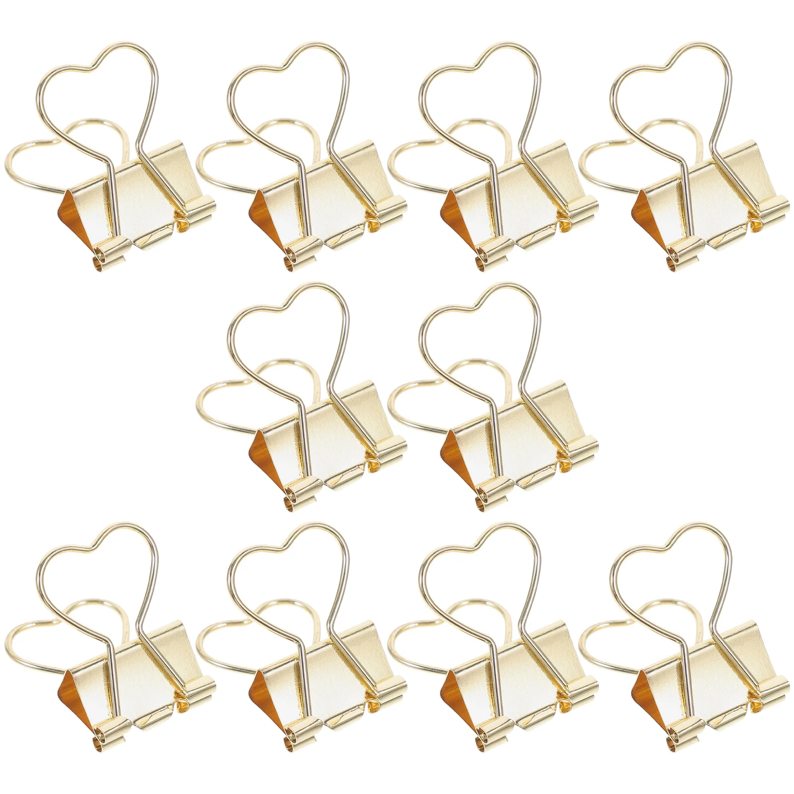 10PCS Long Clips Mini Binder Clips Metal Binder Office Supplies Documents File ganizer Small Large Medium Storage