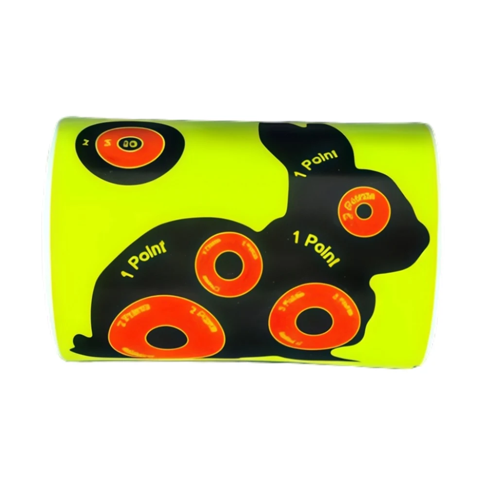 

Флуоресцентные наклейки для мишеней с кроликом Splatterburst — квадрат 10 см, масштабируемые, самоклеящиеся, 100 шт./рулон (белые брызги)