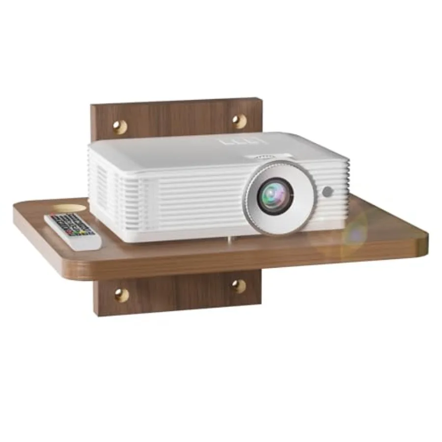 

Floating TV Shelf, 1 Tier Projector Shelf for DVD Players, Routers, Game Consoles, Cable Boxes, Living Room Decor Accessories,