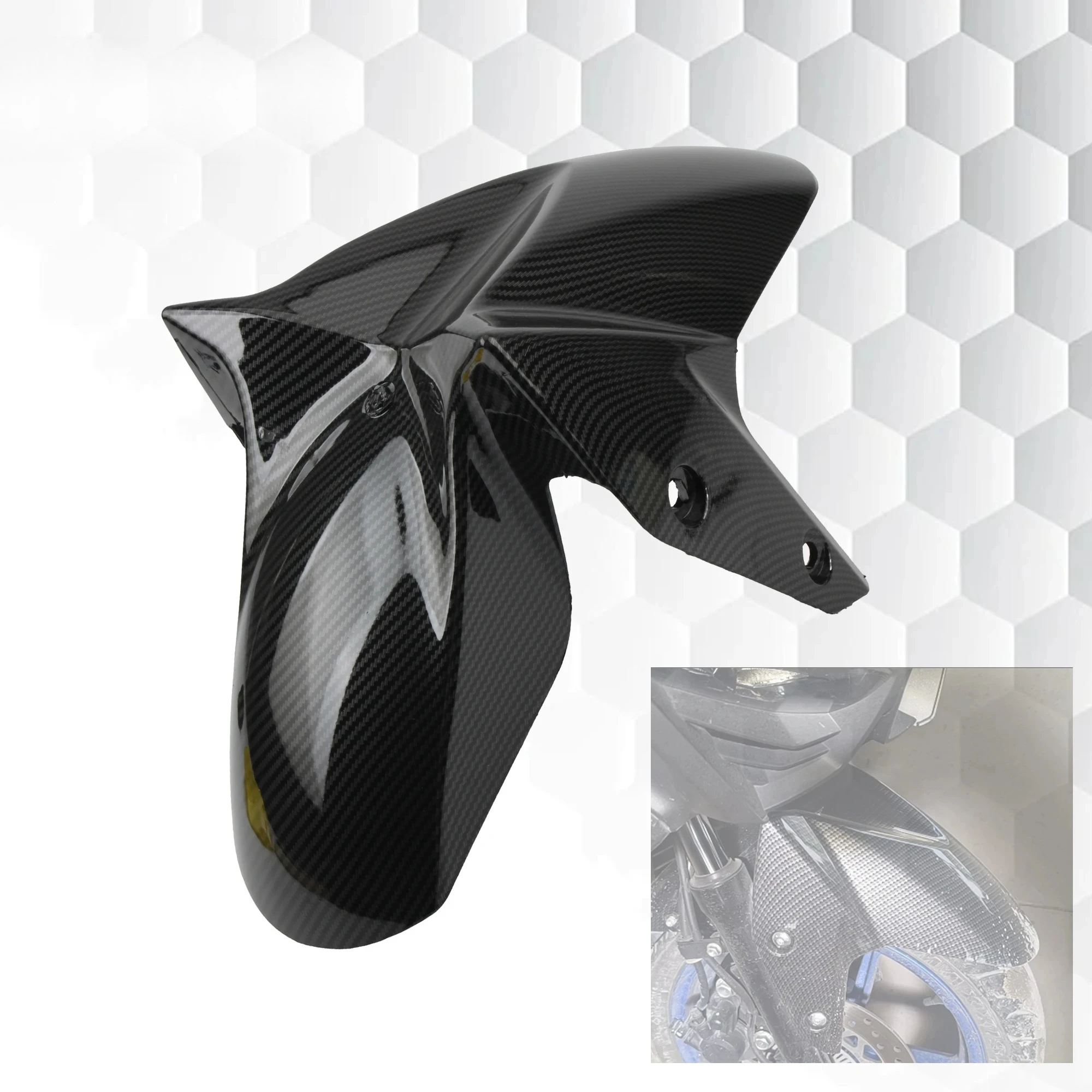 

For NMAX 125 Parts 2025 155 Motorcycle Front Mudguard Carbon Fiber Guard Tire Hugger For Yamaha Custom Parts 2020-2024 Enduro
