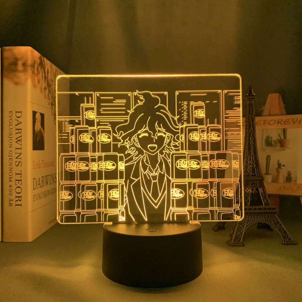 Danganronpa Komaeda Nagito Nanami Chiaki Cartoon Figur Modell Nachtlicht Atmosphäre Licht Desktop Dekoration Ornamente Geschenk
