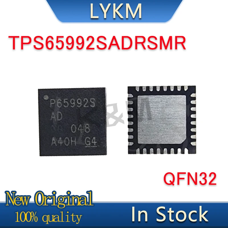 

2-5/PCS New Original TPS65992SADRSMR Screen printing P65992S QFN32 Power management chip In Stock